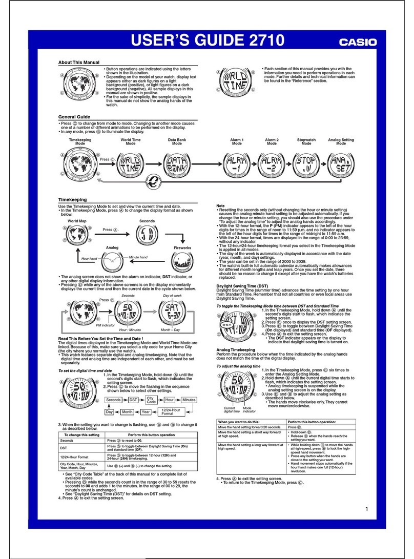Casio 2710 User manual