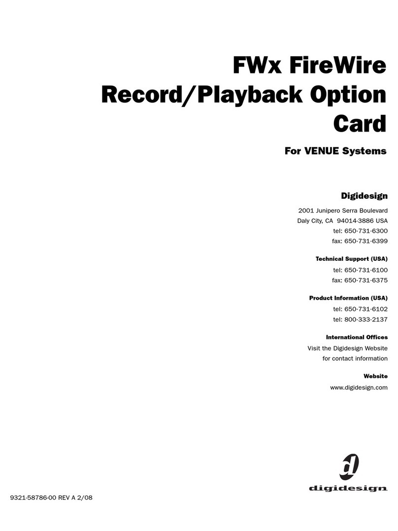 DigiDesign FWx FireWire manual&nbsp;