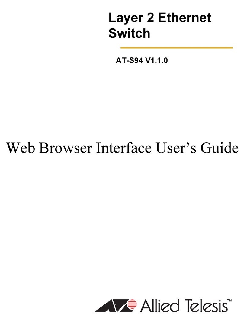 Allied Telesis AT-S94 User manual
