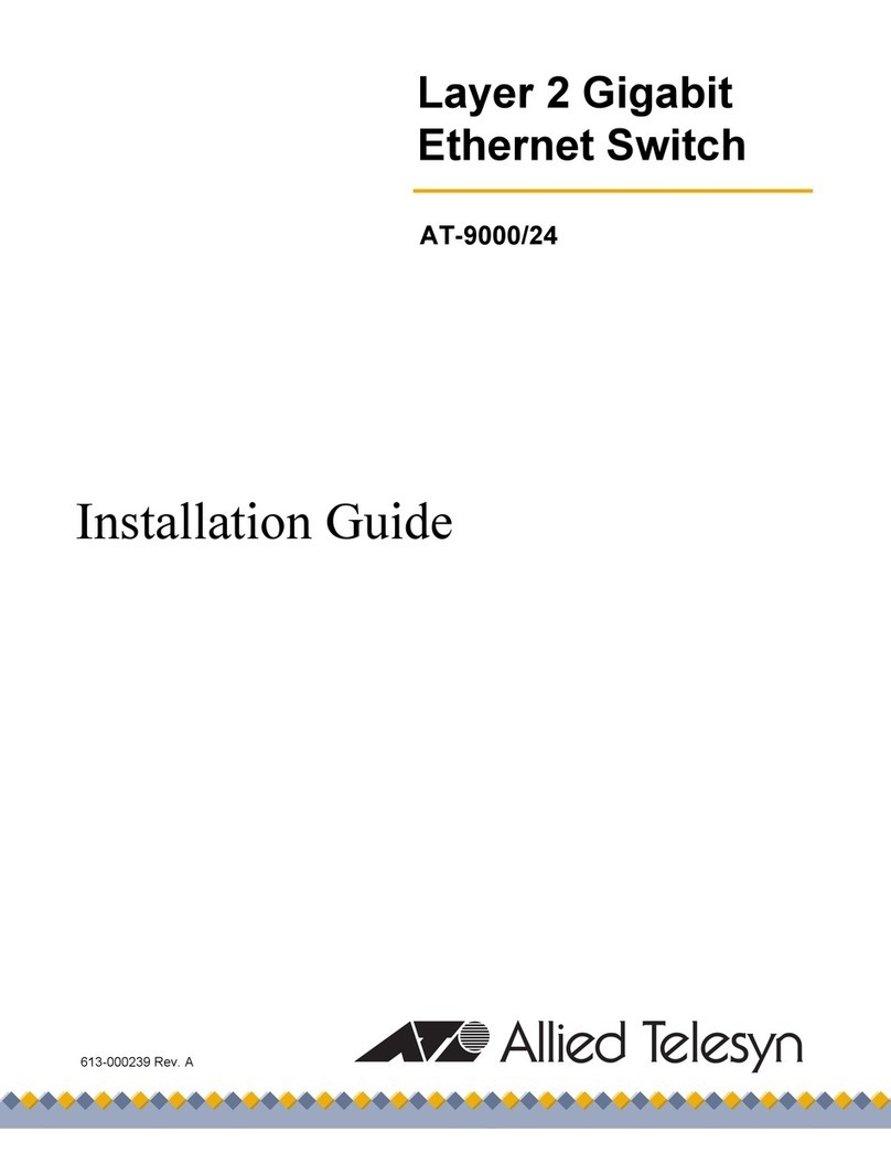 Allied Telesis AT-9000/24 User manual