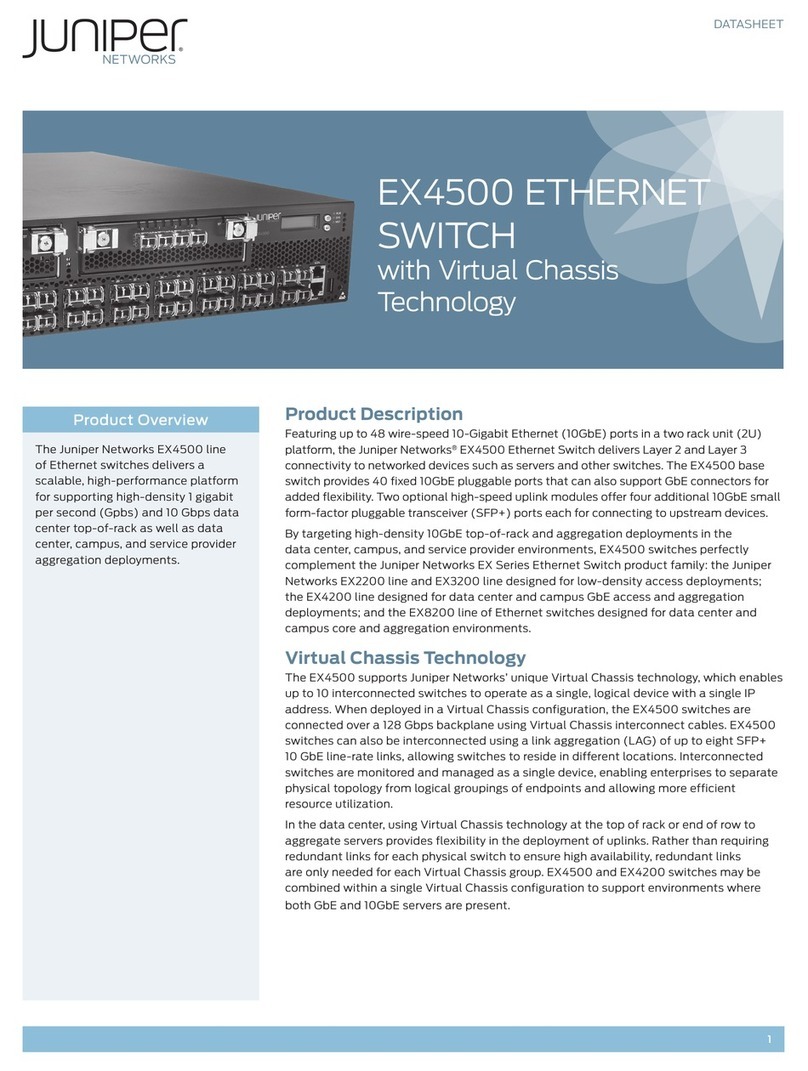 Juniper EX4500 Series User manual