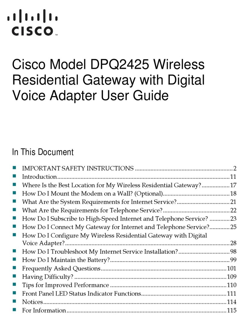 Cisco DPQ2425 user guide