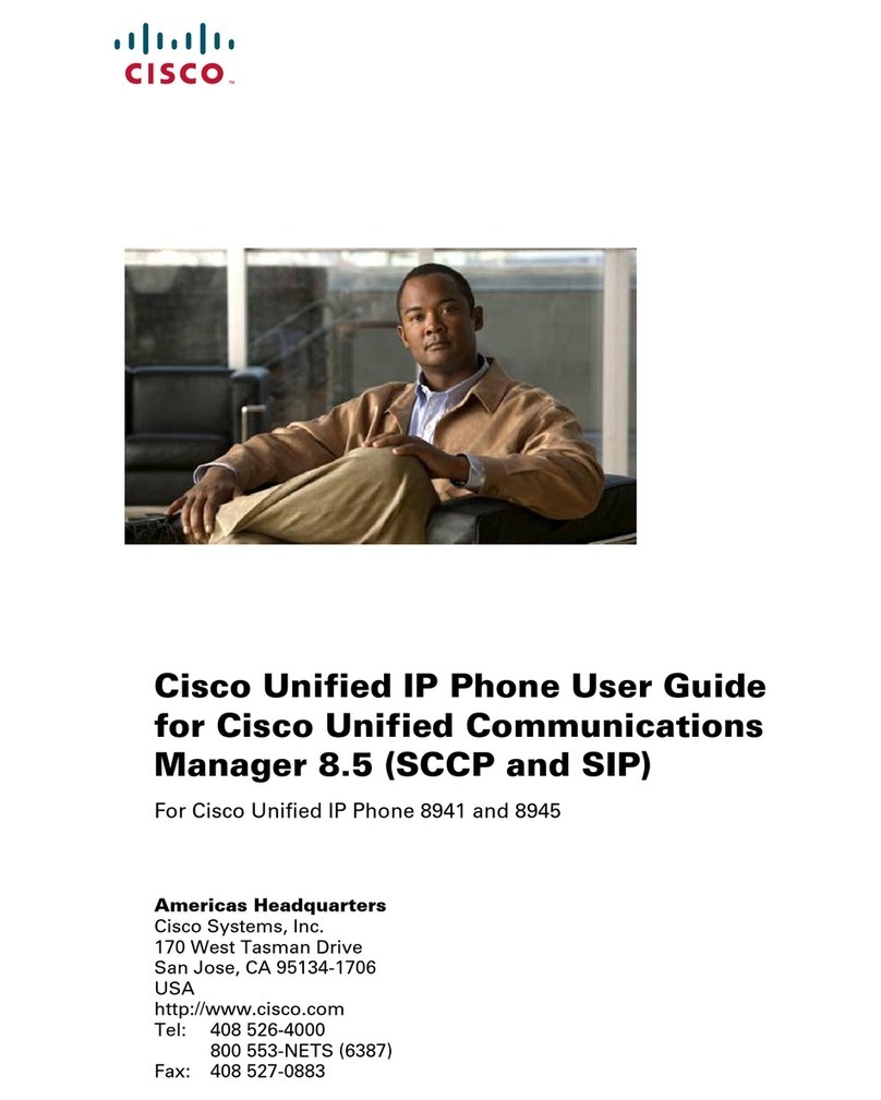 Cisco 8941 User manual Cisco 8941 User manual