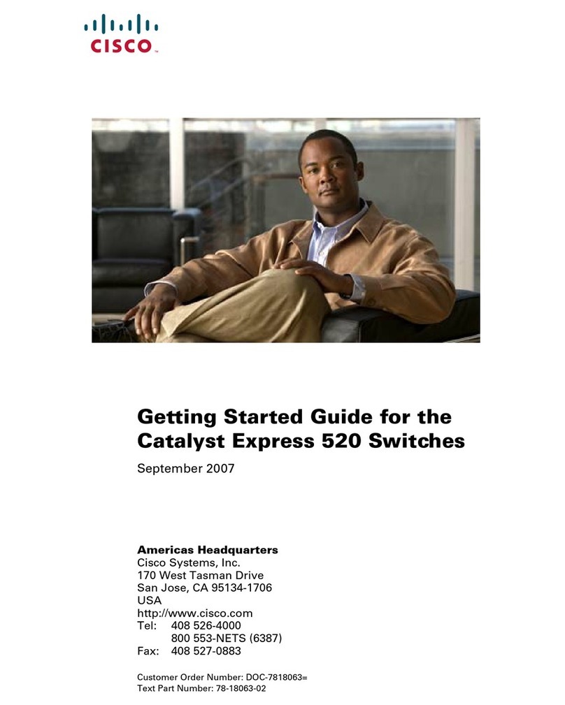 Cisco Catalyst Express 520 User manual Cisco Catalyst Express 520 User manual
