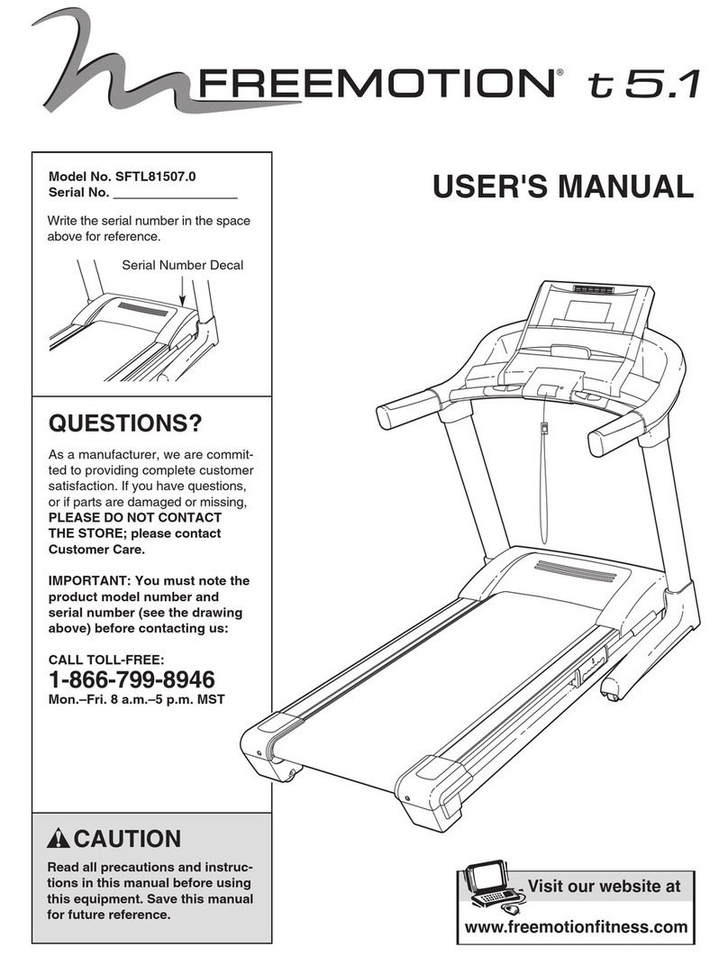 FREE MOTION SFTL81507.0 User manual