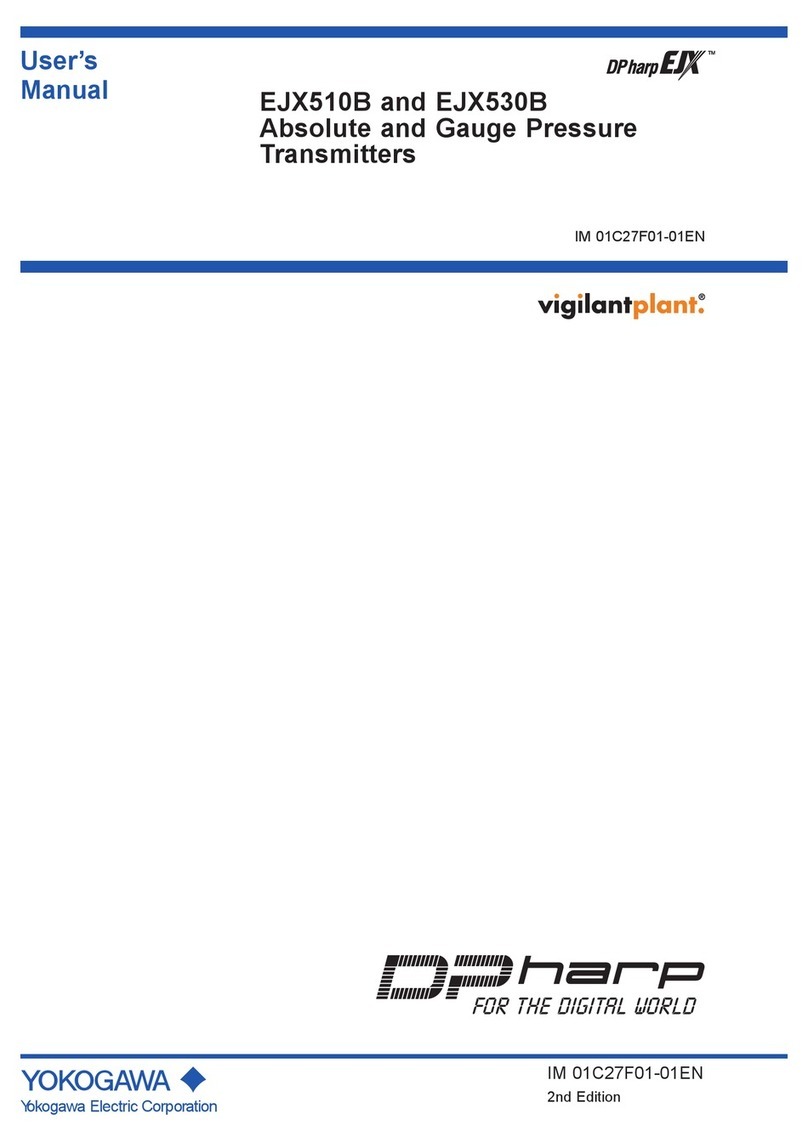 YOKOGAWA DPharp EJX510B user manual