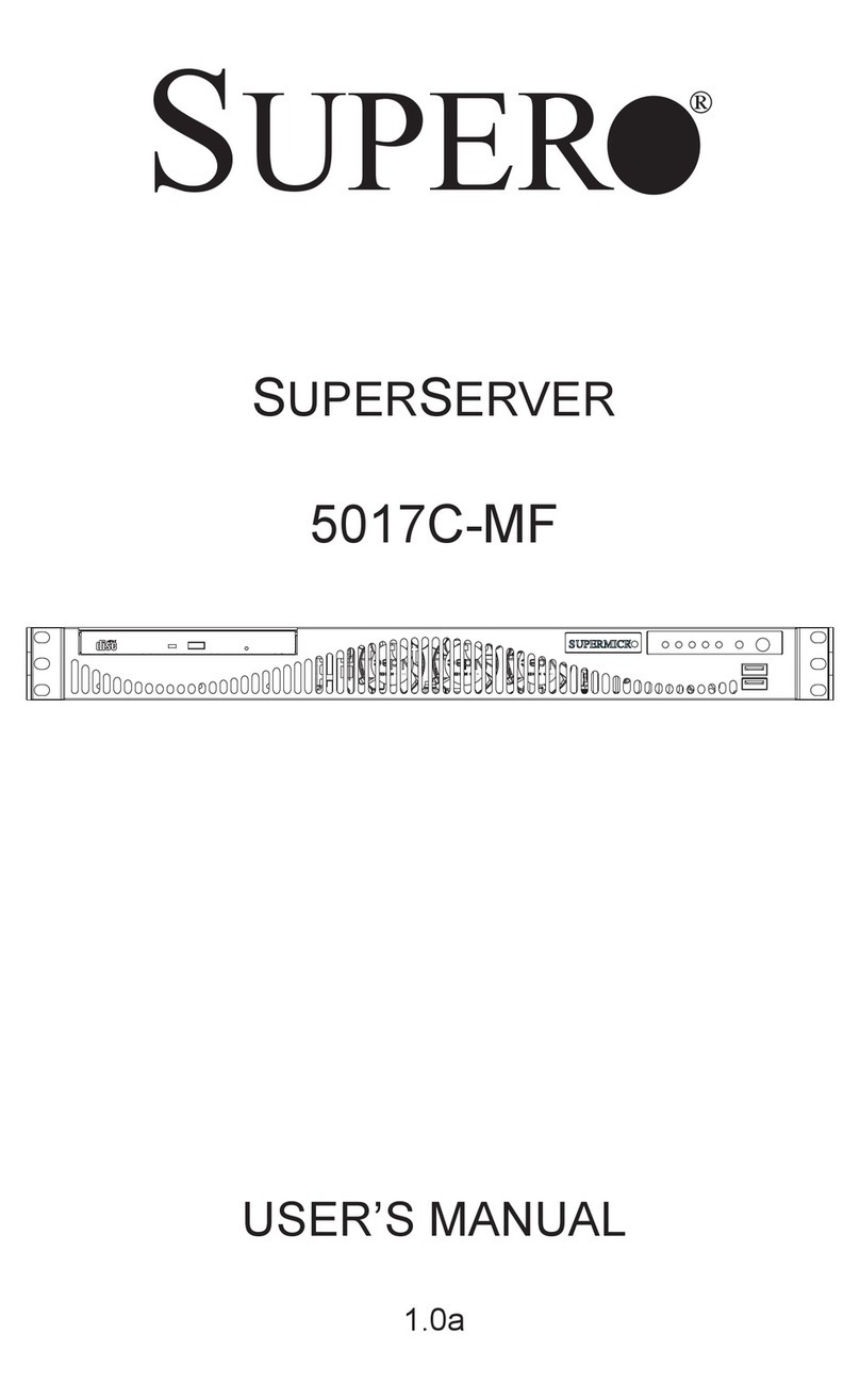 Supero SUPERSERVER 5017C-MF User manual