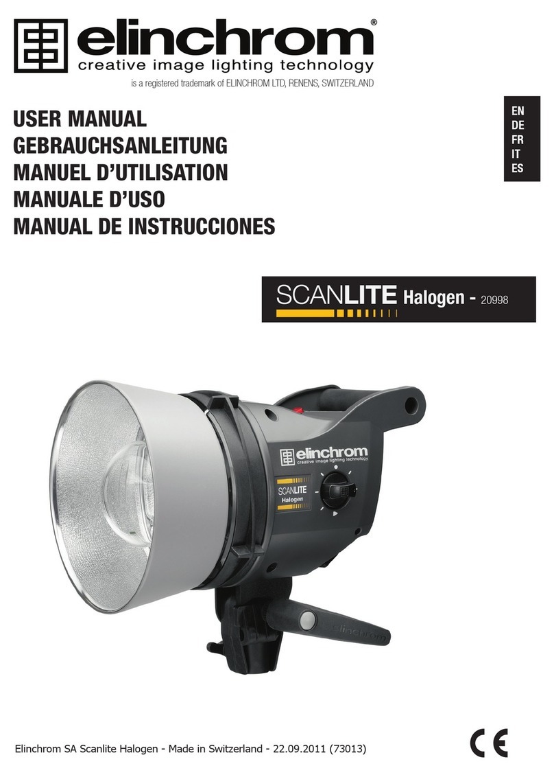 Elinchrom ScanLight Halogen - 20998 user manual
