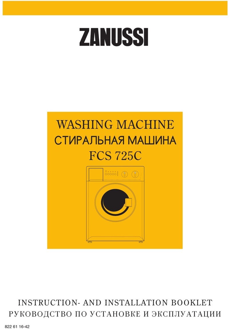 Zanussi FCS 725C Product guide