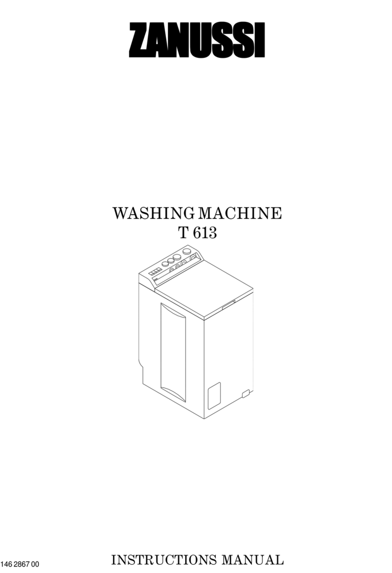 Zanussi T 613 instruction manual