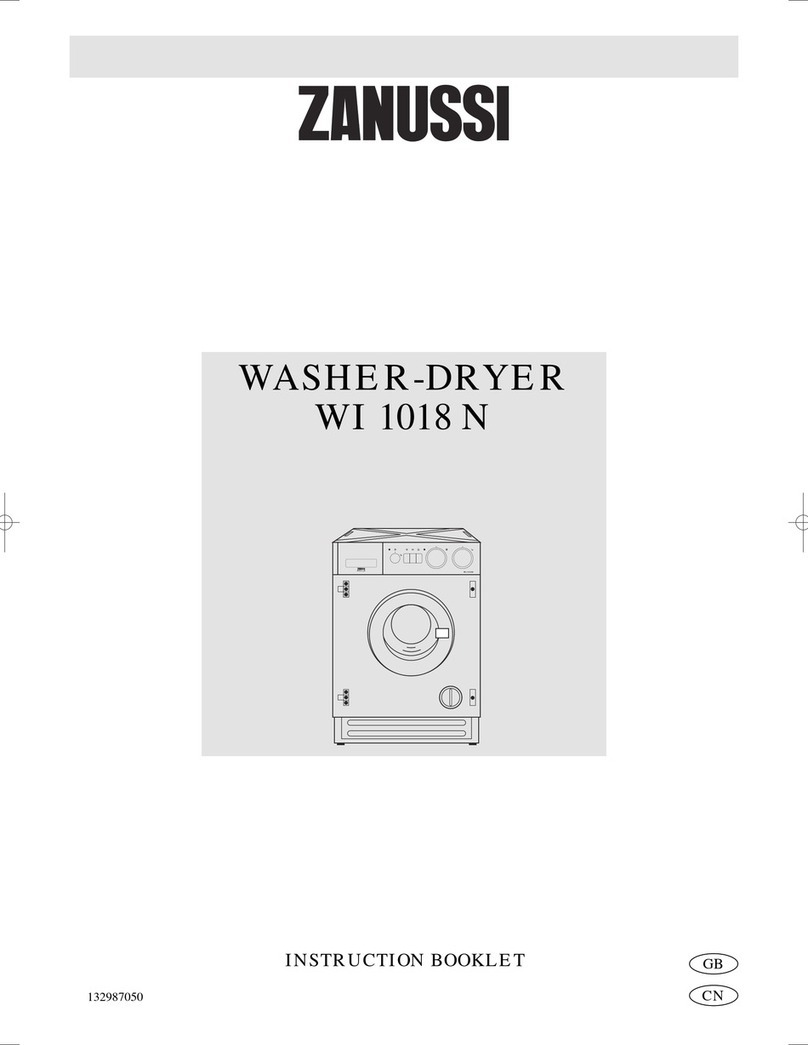 Zanussi WI 1018 N User manual Zanussi WI 1018 N User manual