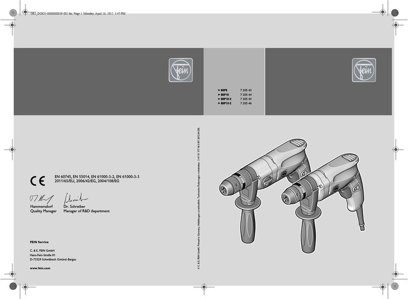 Fein BOP6 user guide