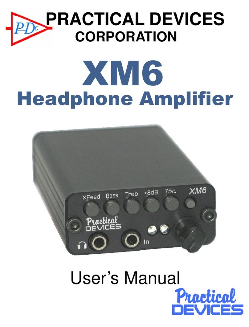 Practical Devices XM6 user manual
