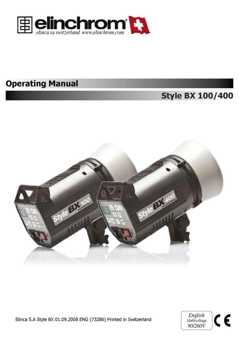 Elinchrom Style BX 400 operating manual