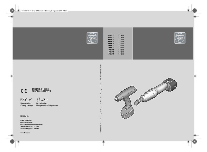 Fein ASM 9-2 User manual
