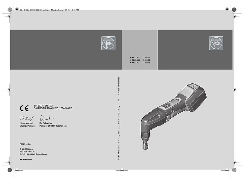 Fein ABLK1.3TE User manual