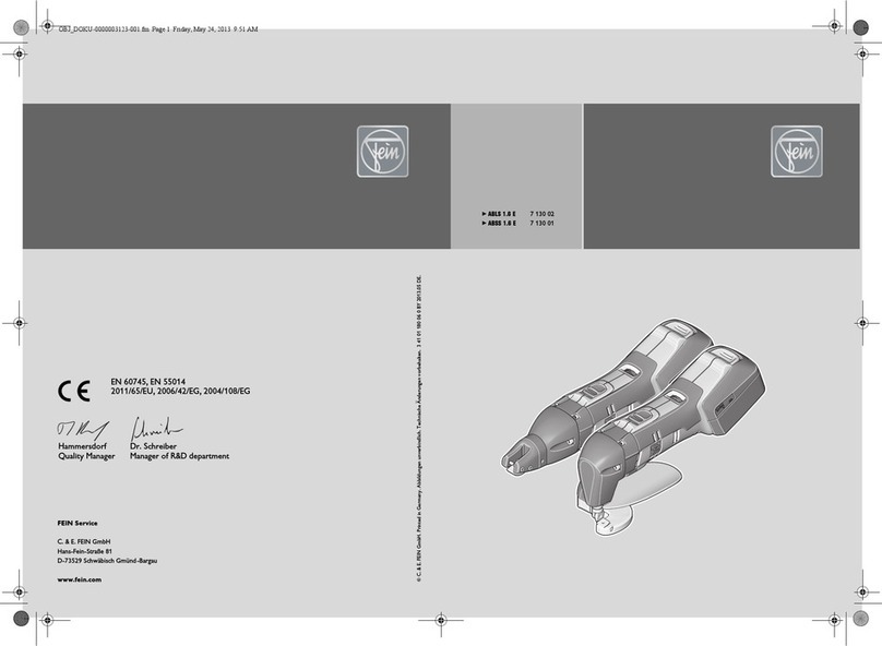 Fein ABLS 1.6 E User manual