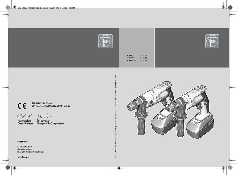 Fein ABOP6 User manual