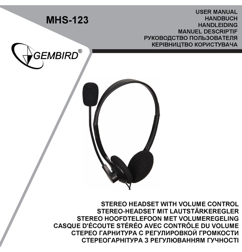 Gembird MHS-123 user manual