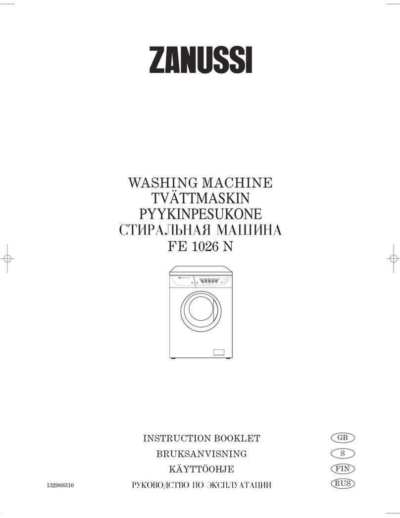 Zanussi FE 1026 N Instruction booklet