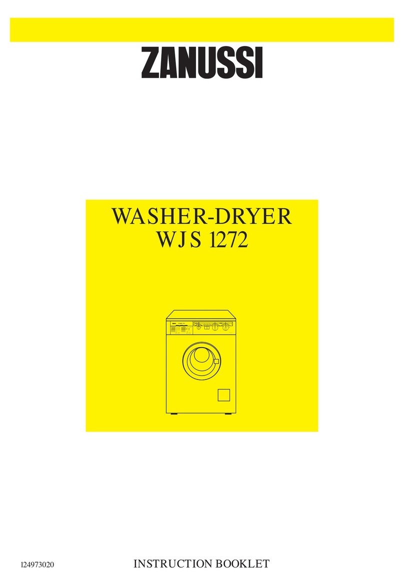 Zanussi WJS 1272 Instruction booklet