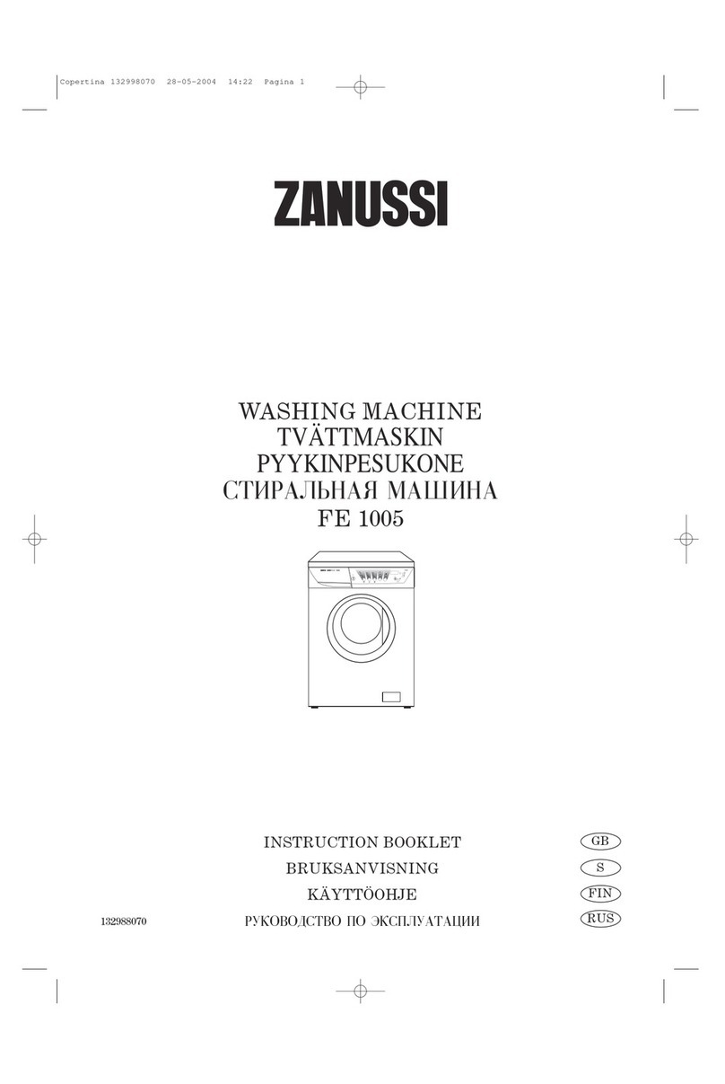 Zanussi FE1005 User manual Zanussi FE1005 User manual