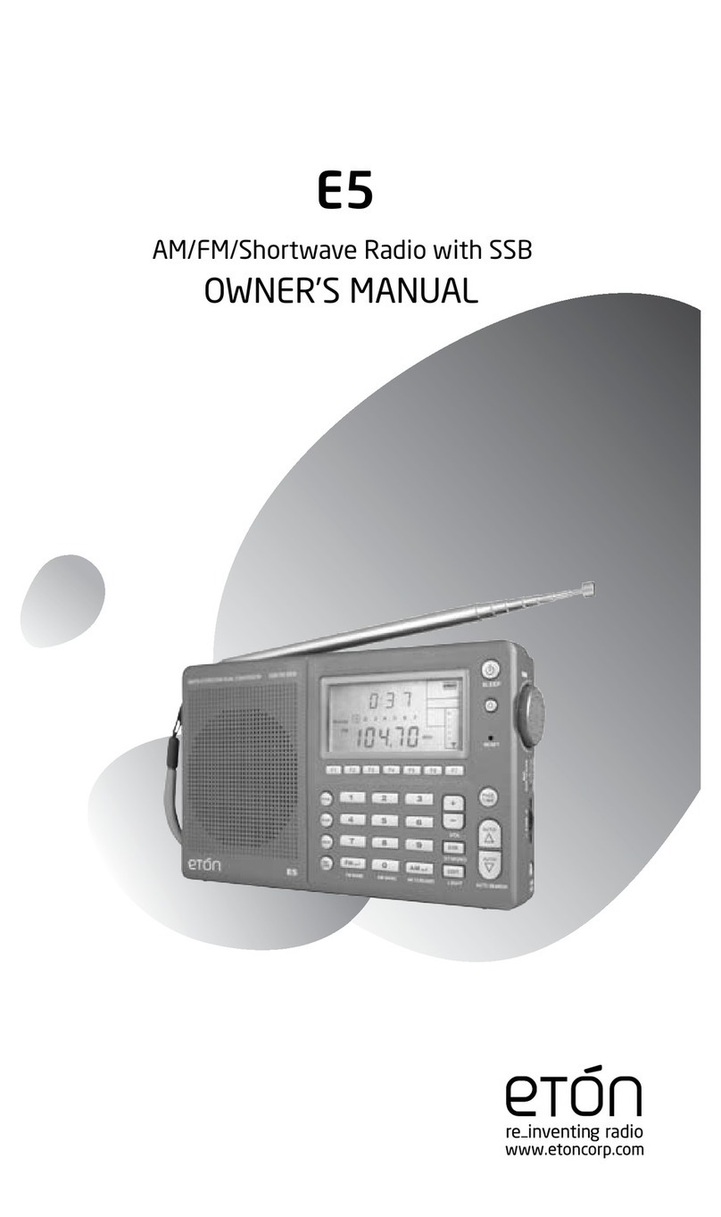 Eton E5 User manual