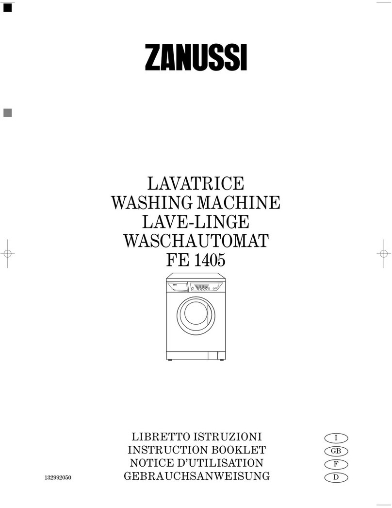 Zanussi FE 1405 User manual Zanussi FE 1405 User manual