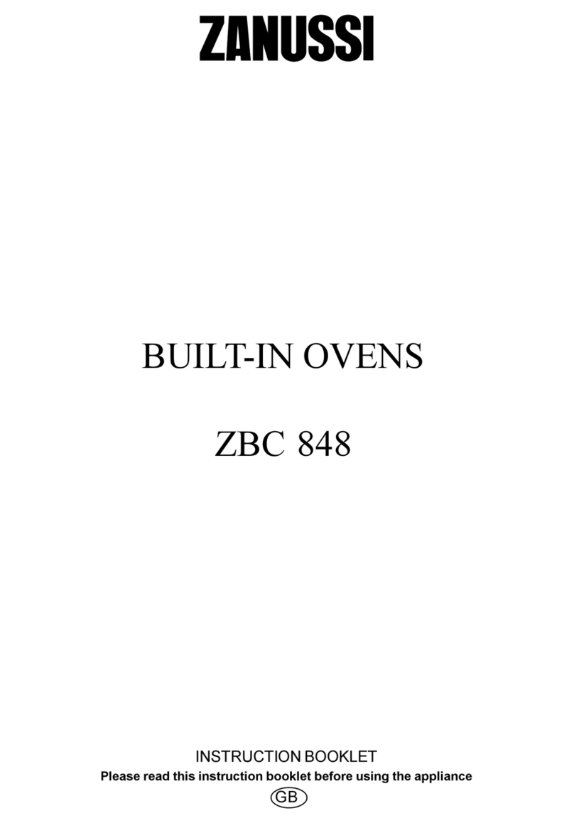 Zanussi ZBC 848 User manual