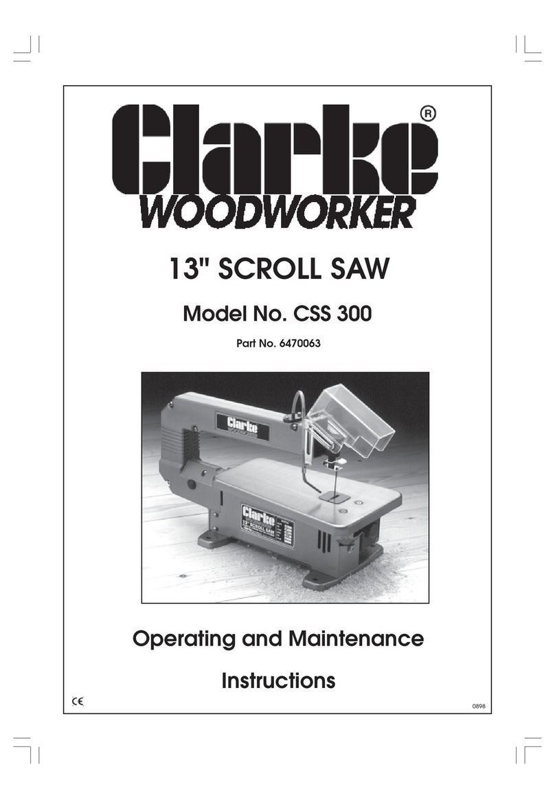 Clarke CSS 300 Operating manual