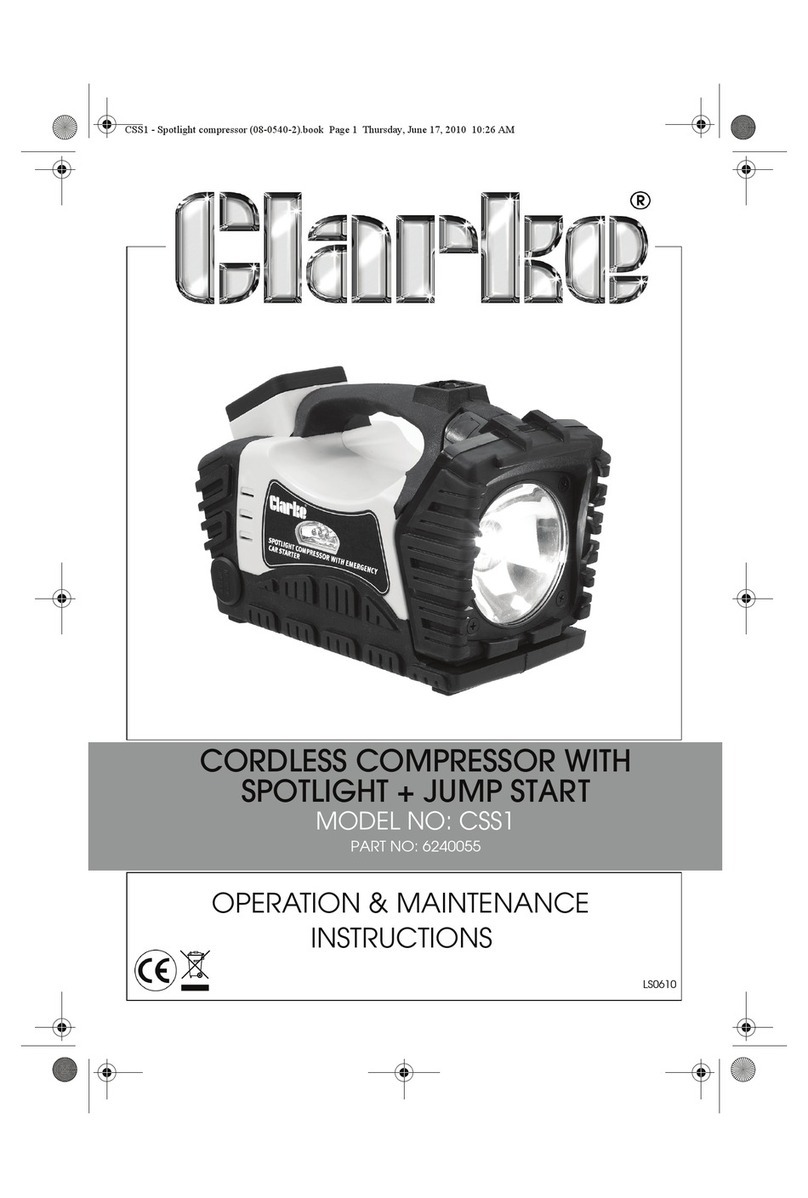 Clarke CSS1 Instruction Manual