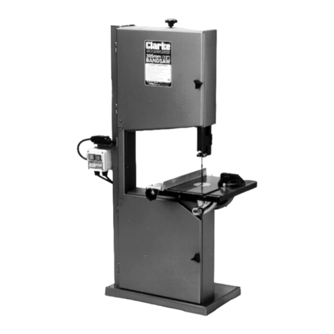 Clarke Woodworker CBS12WC Installation and operation manual