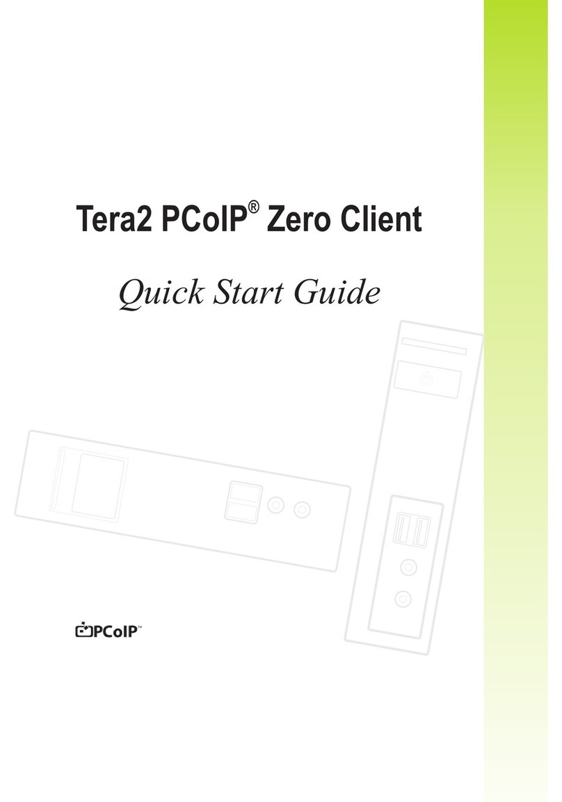 Teradici TERA2321 DVI+DP Dual Display PCoIP Zero... quick start guide