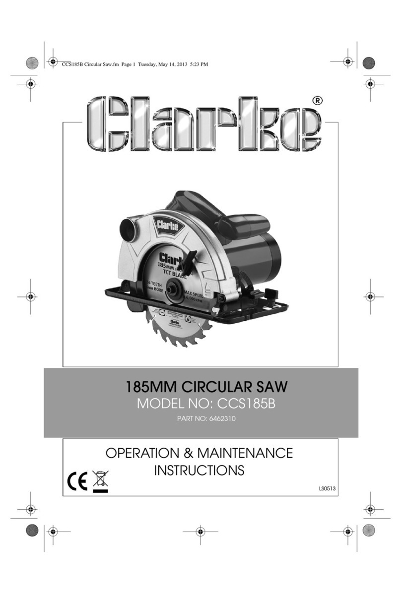 Clarke CCS185B Instruction Manual