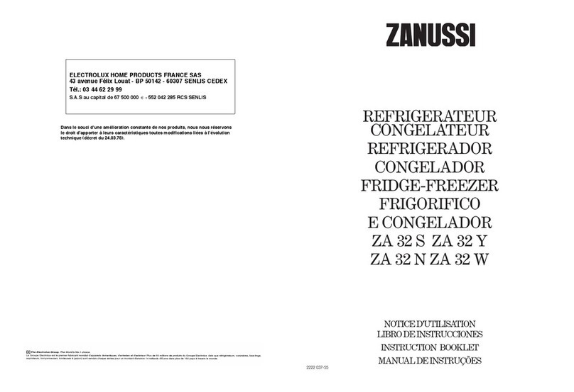 Zanussi ZA 32 S User manual