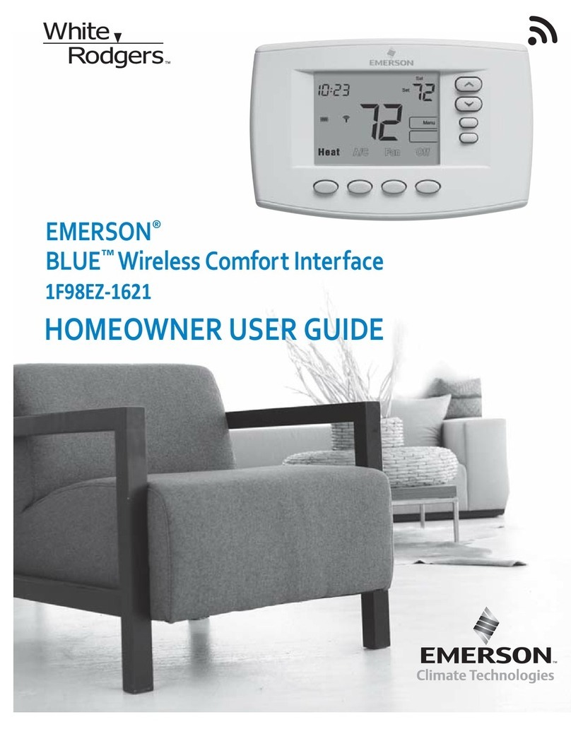 Emerson Blue Wireless Easy Install 1F98EZ-1621 User manual
