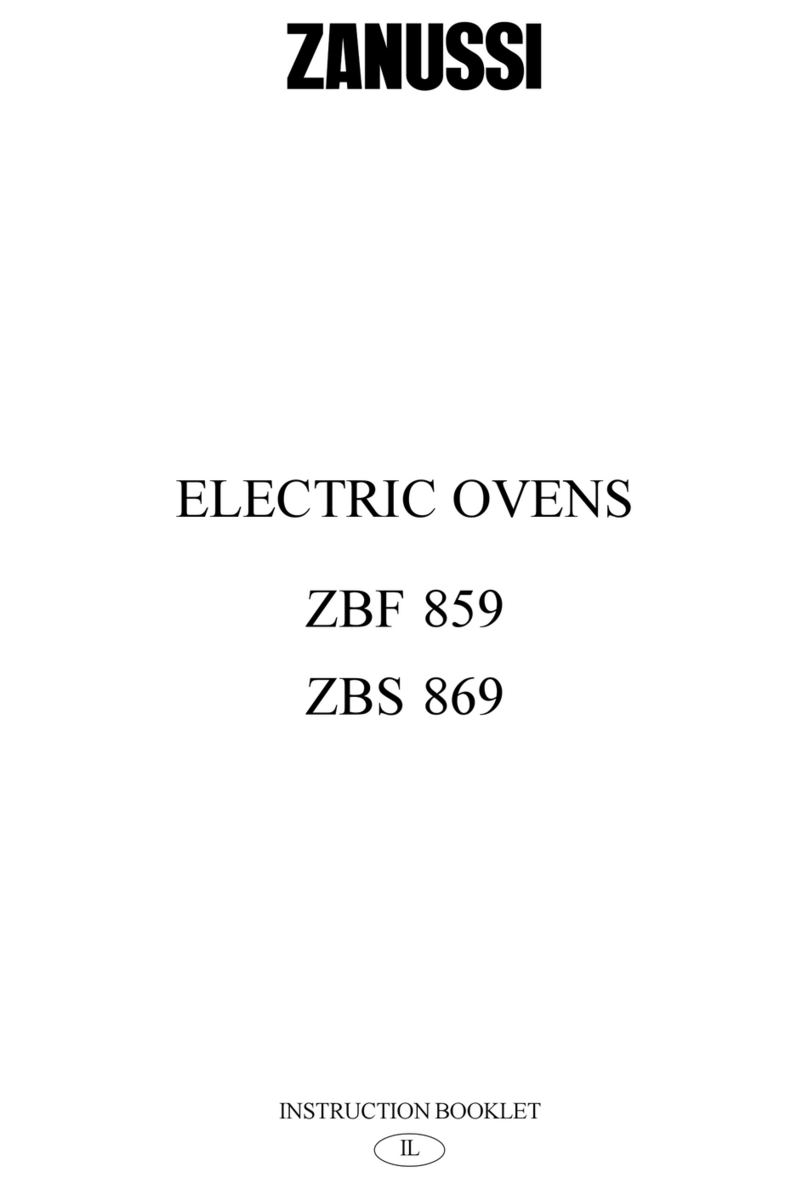 Zanussi ZBF 859 User manual