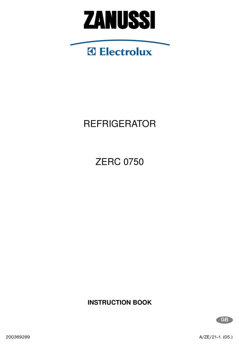 Zanussi Electrolux ZERC 0750 User manual