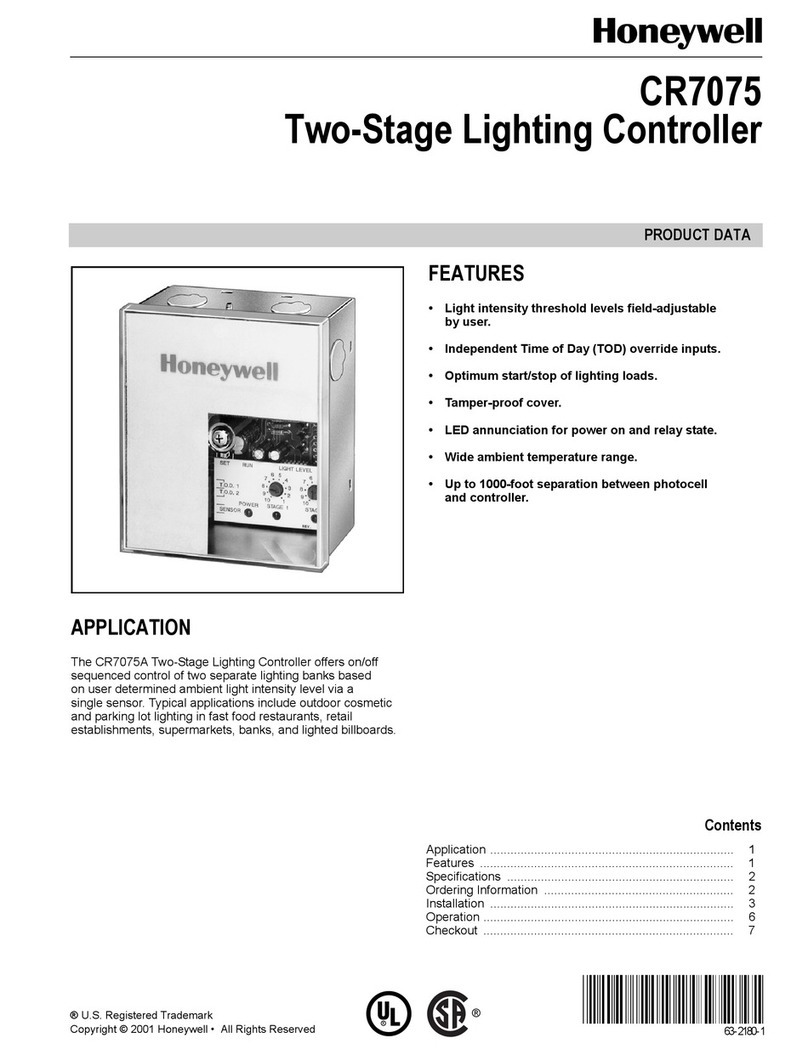 Honeywell CR7075 Operation manual