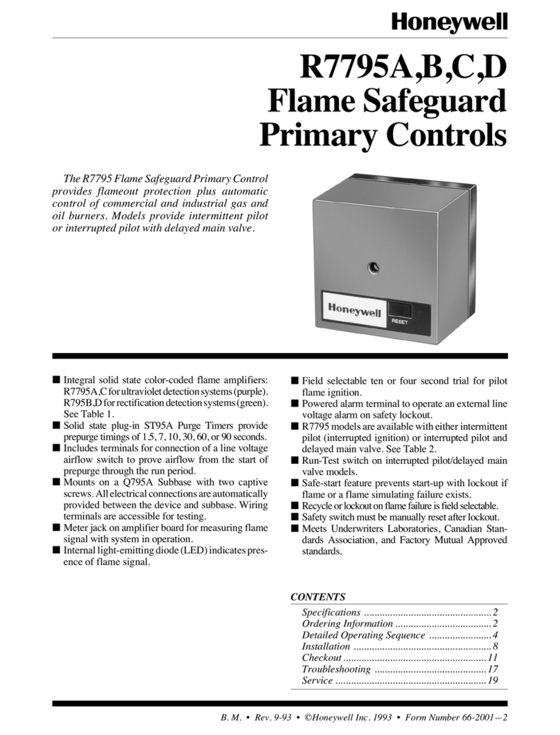 Honeywell R7795A User manual