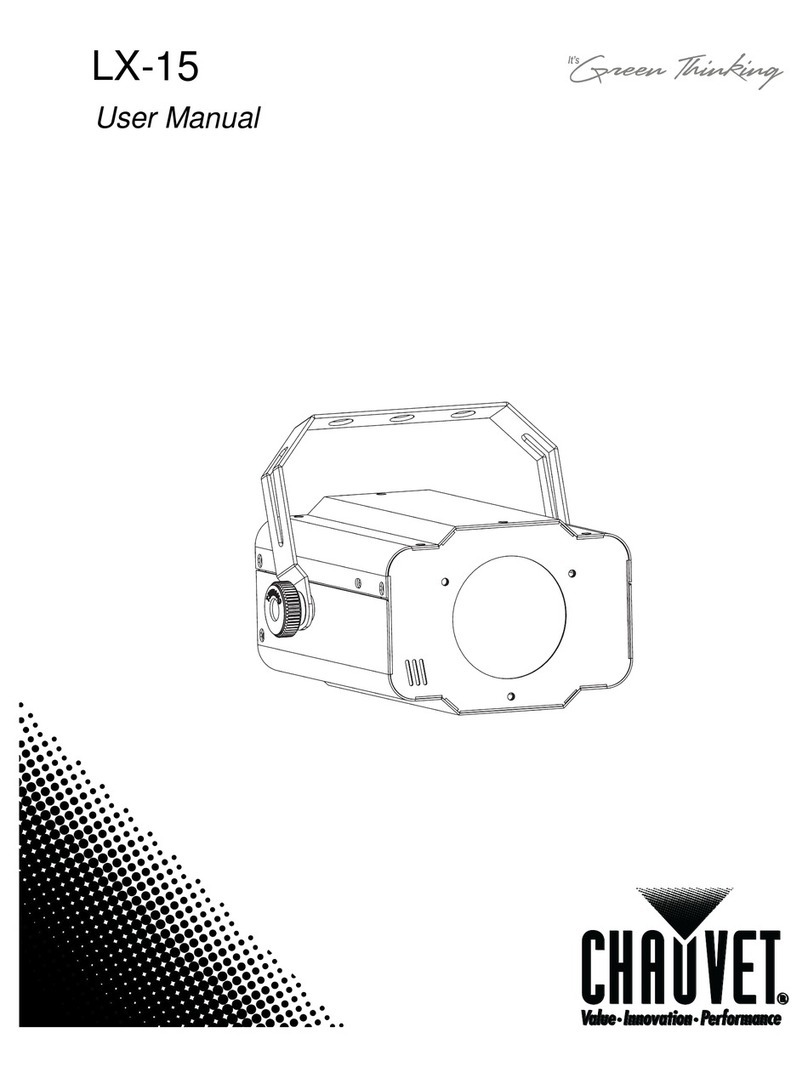 Chauvet LX-15 User manual