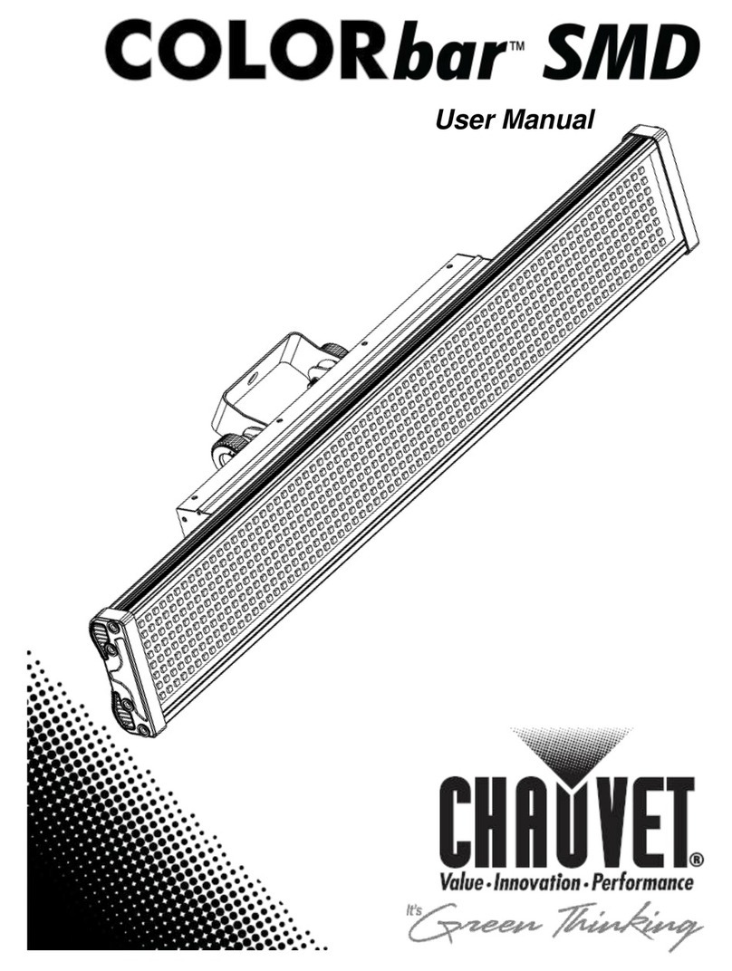 Chauvet COLORbar SMD User manual
