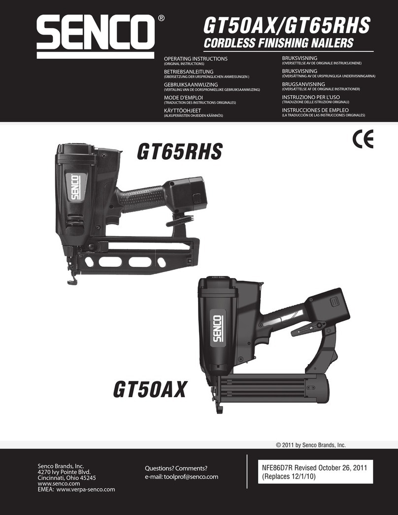 Senco GT50AX User manual