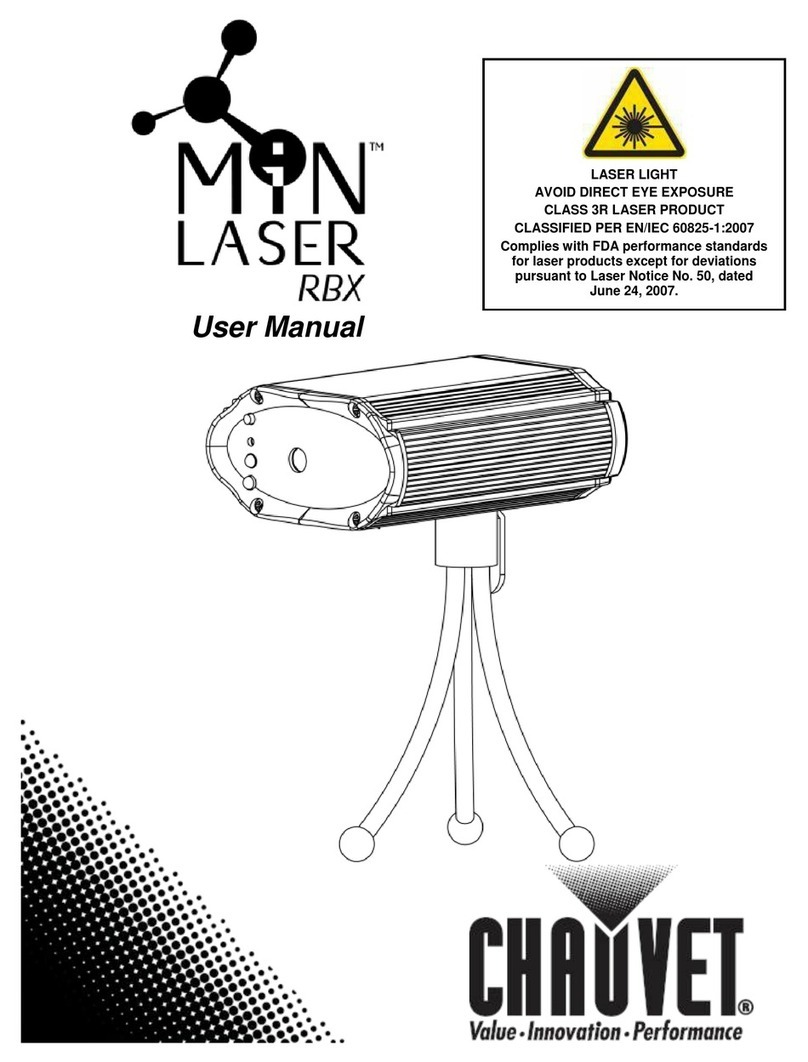 Chauvet MiM Laser RBX user manual