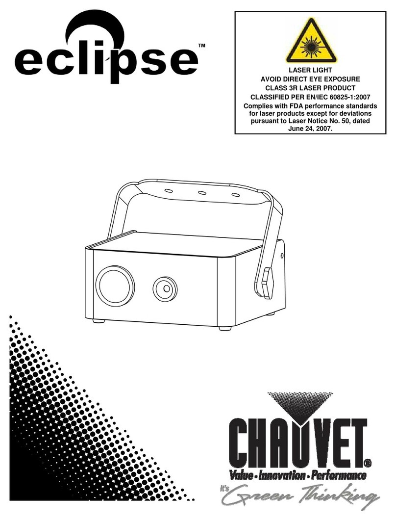 Chauvet eclipse User manual
