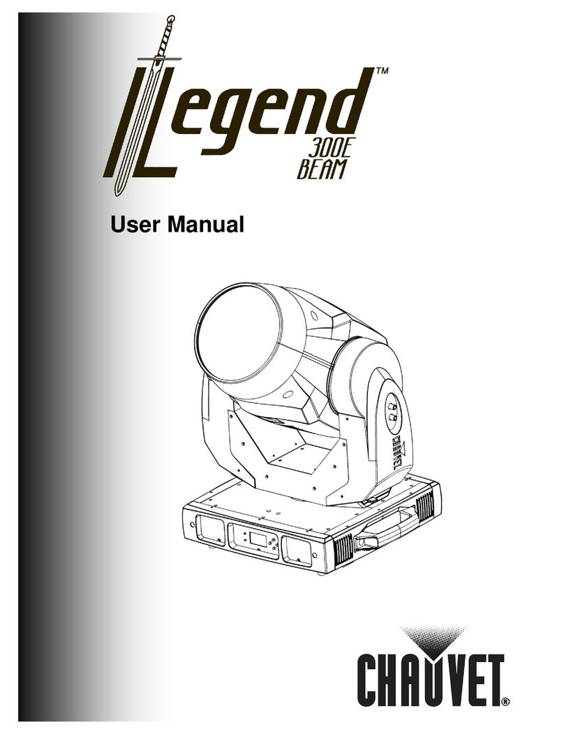 Chauvet Lrgrnd 300E Beam user manual
