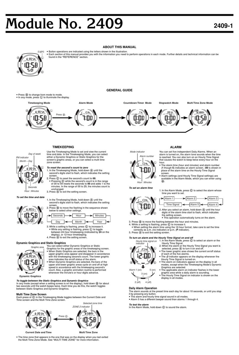 Casio 2409 User manual Casio 2409 User manual