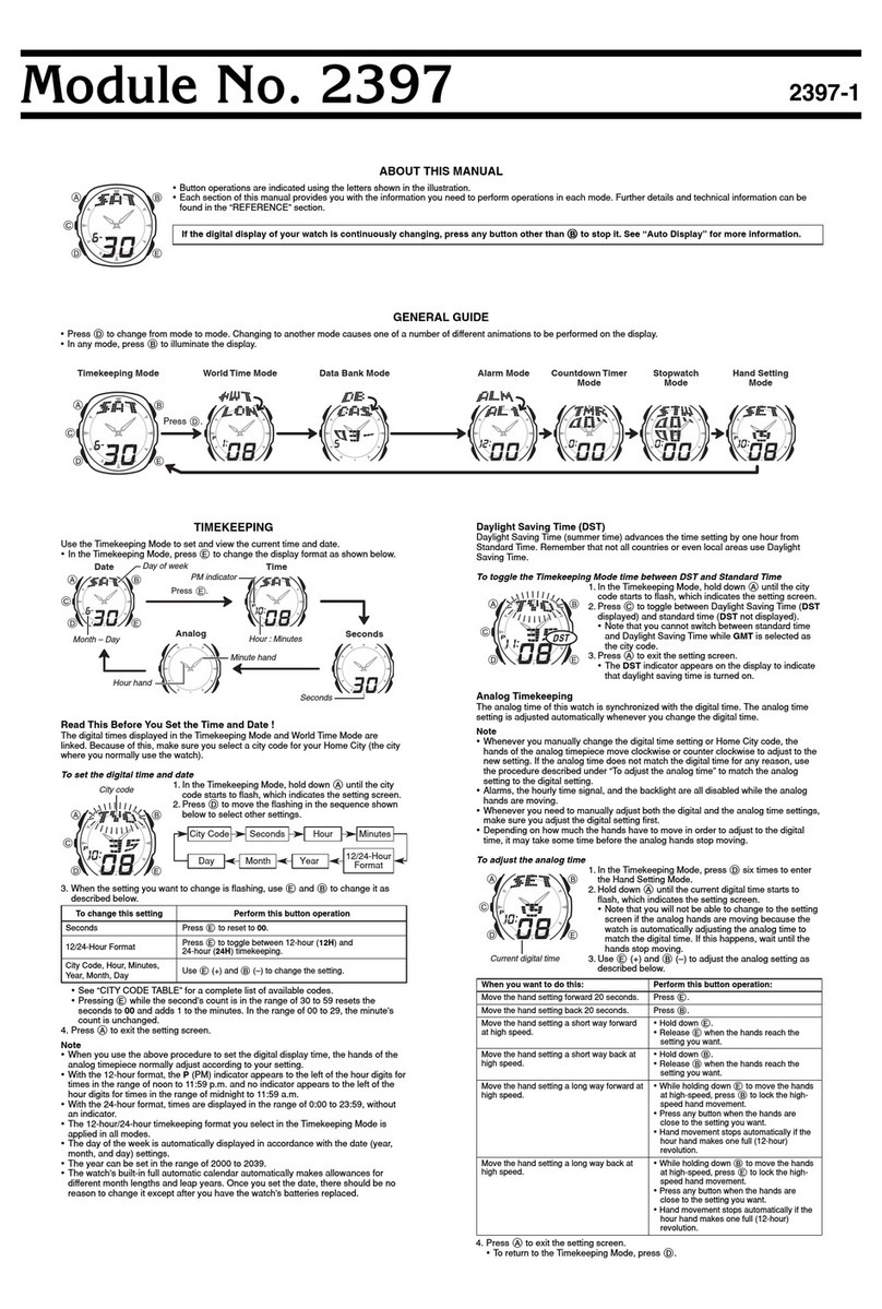 Casio 2397 User manual Casio 2397 User manual