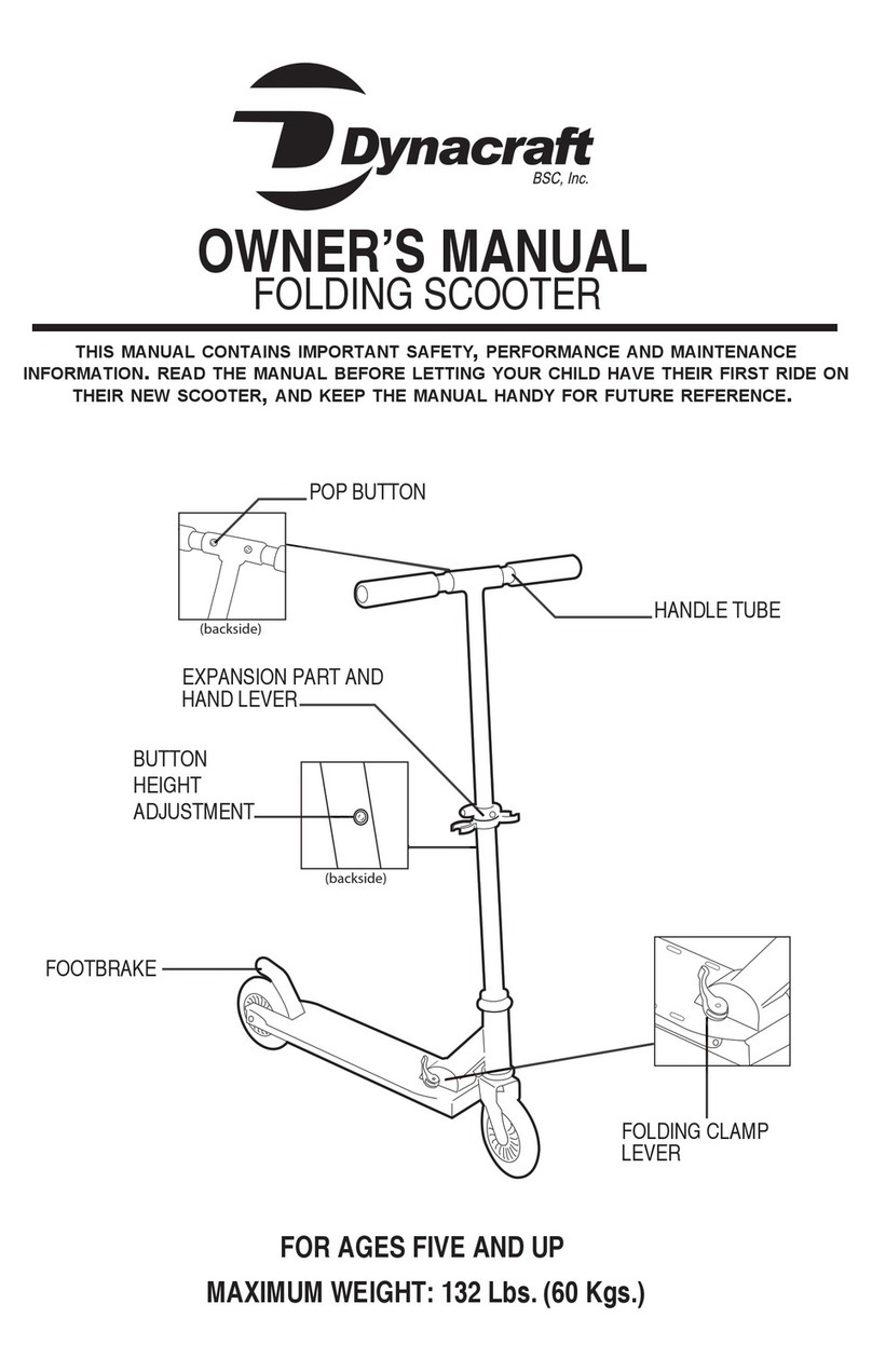 Dynacraft FOLDING owner's manual