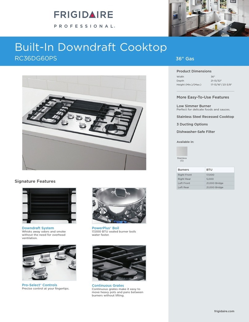 Frigidaire RC36DG60PS User manual